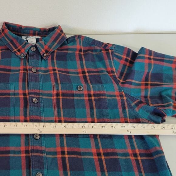 Duluth Trading Co Men's Plaid Flannel Long Sleeve Button‎ Down Shirt Size XL - Picture 7 of 10